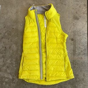 Lululemon Neon Yellow Running Vest Size 4